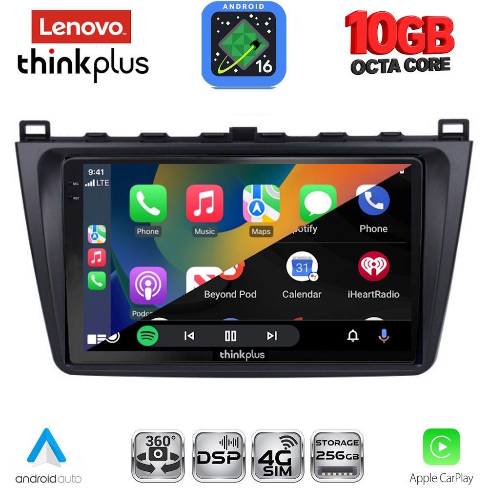 LENOVO LTM 11377_CPA (9inc) MULTIMEDIA TABLET for MAZDA 6 mod. 2008-2012 LENOVO LTM 11377_CPA (9inc) MULTIMEDIA TABLET for MAZDA 6 mod. 2008-2012