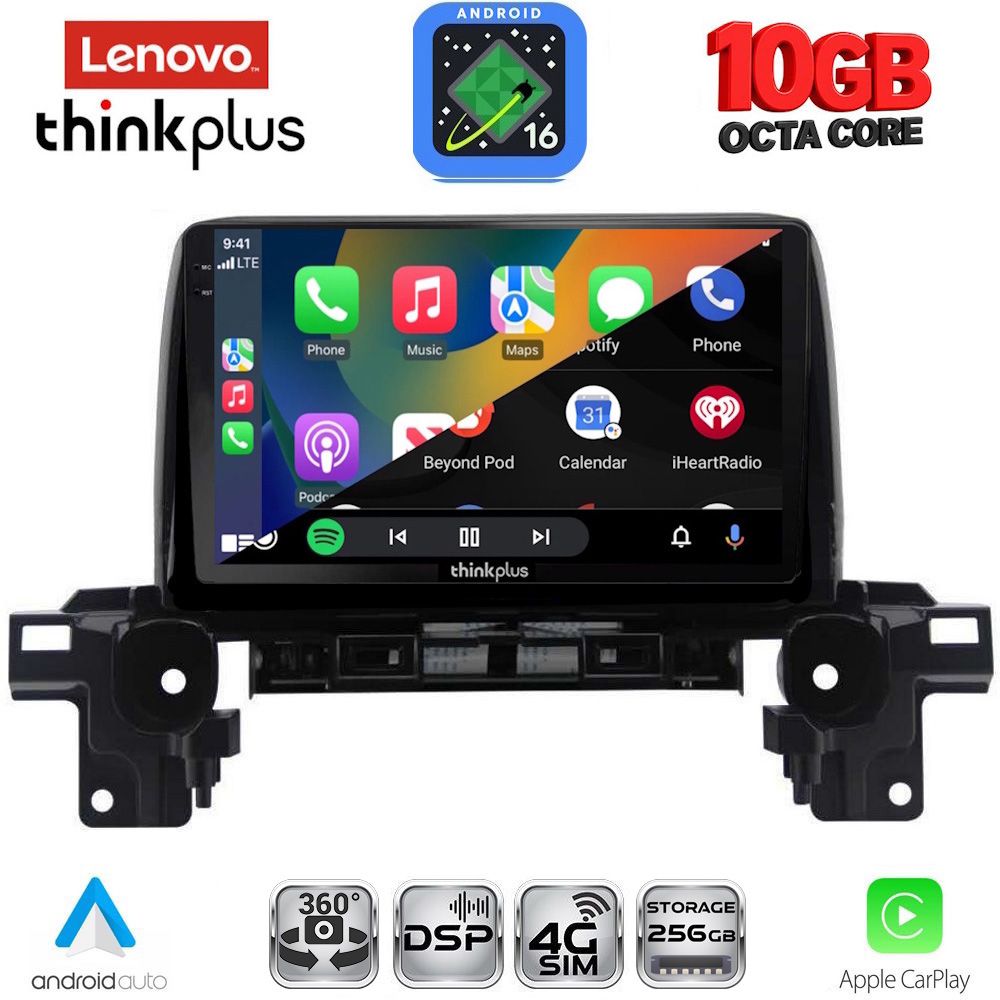 LENOVO LTM 11381_CPA (9inc) MULTIMEDIA TABLET for MAZDA CX5 mod. 2017-2025 LENOVO LTM 11381_CPA (9inc) MULTIMEDIA TABLET for MAZDA CX5 mod. 2017-2025