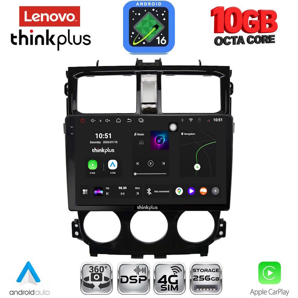 LENOVO LTM 11435_CPA (9inc) MULTIMEDIA TABLET for MITSUBISHI COLT mod. 2013-2023 LENOVO LTM 11435_CPA (9inc) MULTIMEDIA TABLET for MITSUBISHI COLT mod. 2013-2023