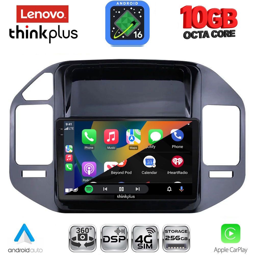 LENOVO LTM 11444_CPA (9inc) MULTIMEDIA TABLET for MITSUBISHI PAJERO mod. 1999-2006 LENOVO LTM 11444_CPA (9inc) MULTIMEDIA TABLET for MITSUBISHI PAJERO mod. 1999-2006