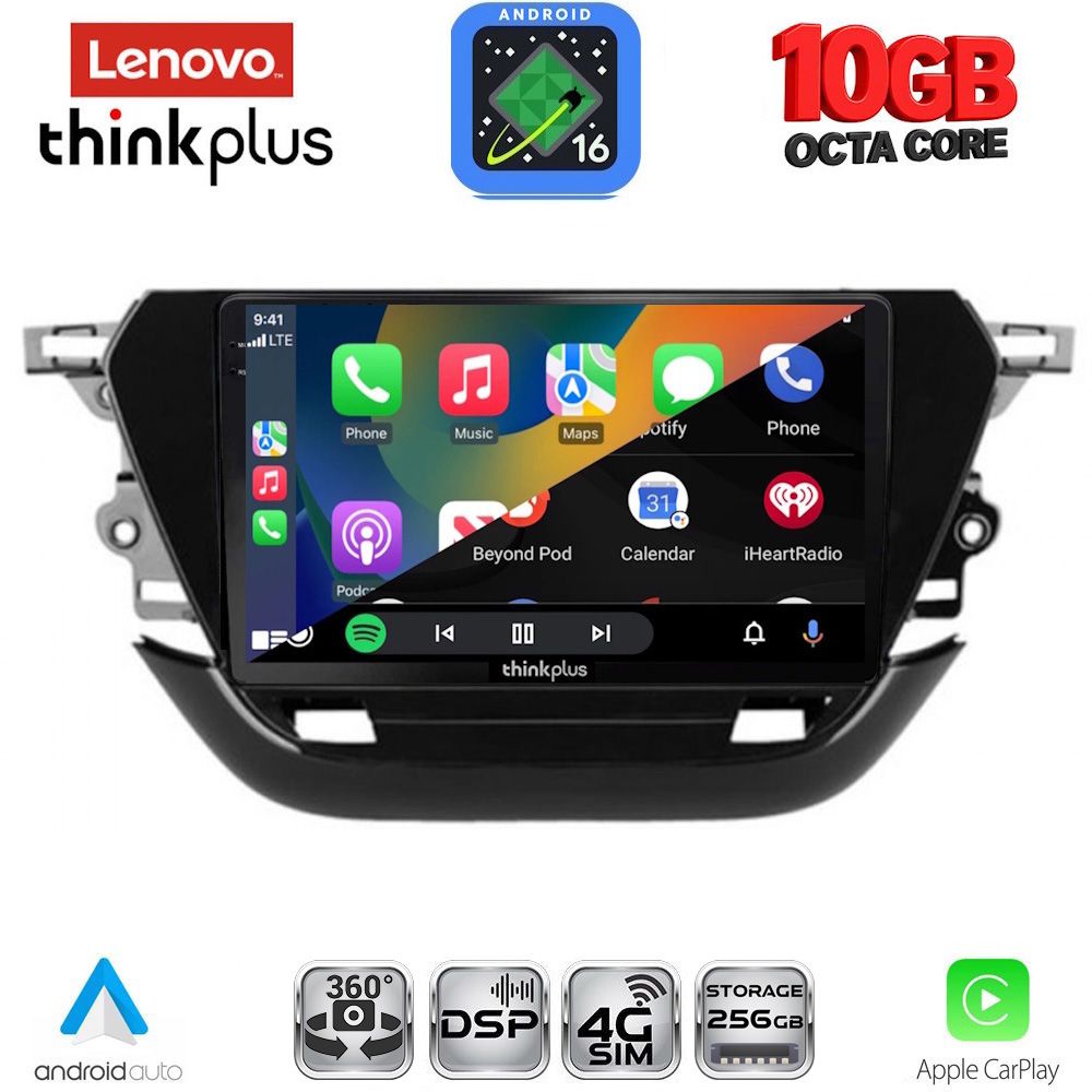 LENOVO LTM 11487_CPA (9inc) MULTIMEDIA TABLET for OPEL CORSA F mod. 2019-2024 LENOVO LTM 11487_CPA (9inc) MULTIMEDIA TABLET for OPEL CORSA F mod. 2019-2024