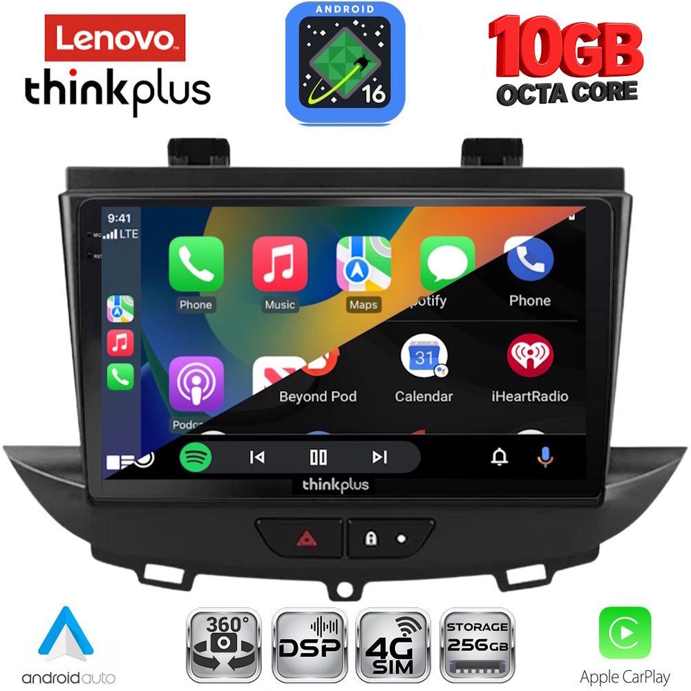 LENOVO LTM 11490_CPA (9inc) MULTIMEDIA TABLET for OPEL CROSSLAND – GRANDLAND mod. 2017-2025 LENOVO LTM 11490_CPA (9inc) MULTIMEDIA TABLET for OPEL CROSSLAND – GRANDLAND mod. 2017-2025
