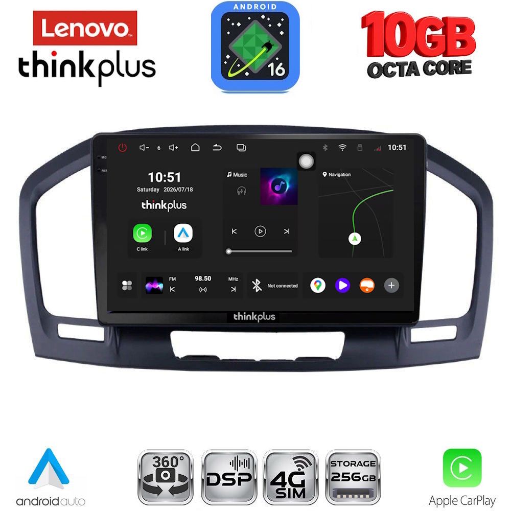 LENOVO LTM 11491BL_CPA (9inc) MULTIMEDIA TABLET for OPEL INSIGNIA mod. 2008-2013 (BLACK) LENOVO LTM 11491BL_CPA (9inc) MULTIMEDIA TABLET for OPEL INSIGNIA mod. 2008-2013 (BLACK)