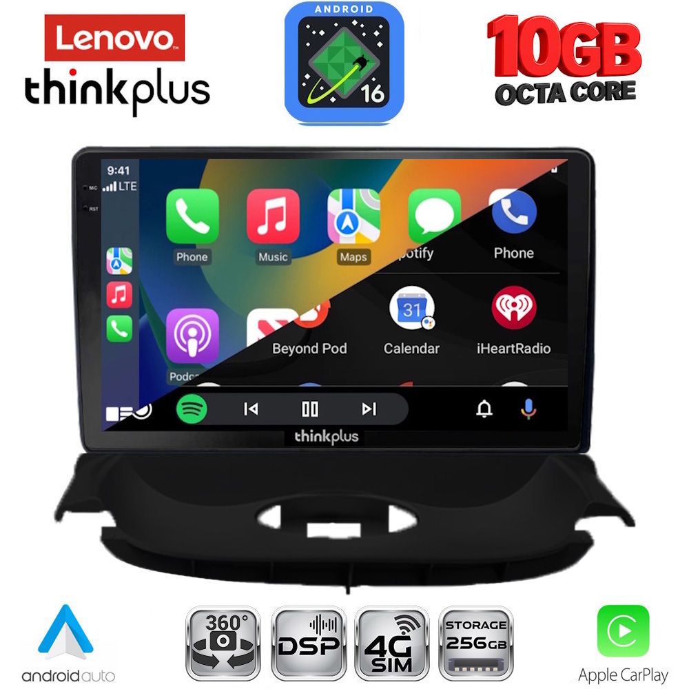 LENOVO LTM 11505_CPA (9inc) MULTIMEDIA TABLET for PEUGEOT 206 mod. 1998-2006 LENOVO LTM 11505_CPA (9inc) MULTIMEDIA TABLET for PEUGEOT 206 mod. 1998-2006