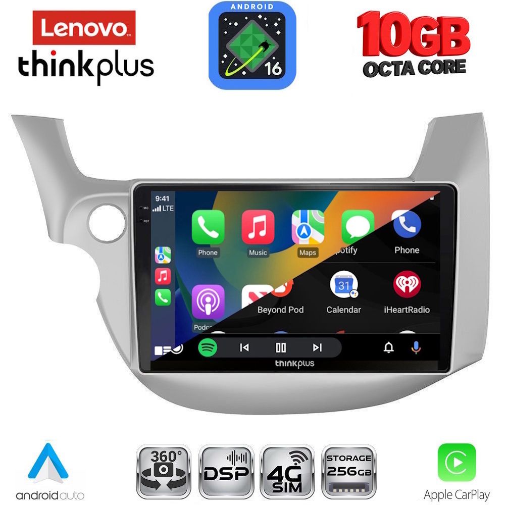 LENOVO LTM 11211_CPA (10inc) MULTIMEDIA TABLET for HONDA JAZZ mod. 2008-2012 LENOVO LTM 11211_CPA (10inc) MULTIMEDIA TABLET for HONDA JAZZ mod. 2008-2012