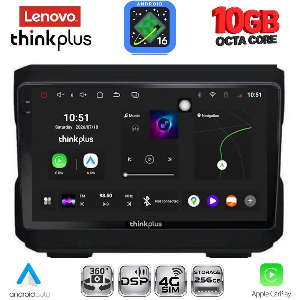 LENOVO LTM 11272_CPA (10inc) MULTIMEDIA TABLET for JEEP mod. 2007-2014 - DODGE mod. 2007-2014 LENOVO LTM 11272_CPA (10inc) MULTIMEDIA TABLET for JEEP mod. 2007-2014 - DODGE mod. 2007-2014