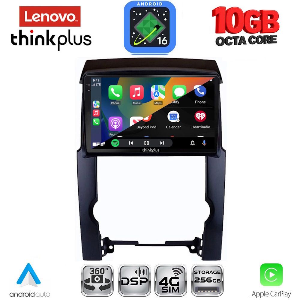 LENOVO LTM 11318_CPA (10inc) MULTIMEDIA TABLET for KIA SORENTO mod. 2009-2014 LENOVO LTM 11318_CPA (10inc) MULTIMEDIA TABLET for KIA SORENTO mod. 2009-2014