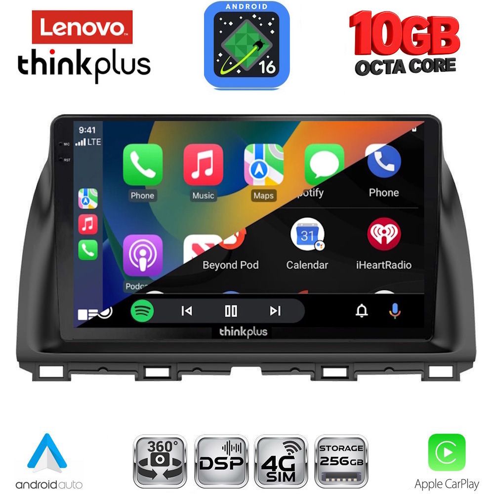 LENOVO LTM 11380_CPA (10inc) MULTIMEDIA TABLET for MAZDA CX5 mod. 2013-2017 LENOVO LTM 11380_CPA (10inc) MULTIMEDIA TABLET for MAZDA CX5 mod. 2013-2017