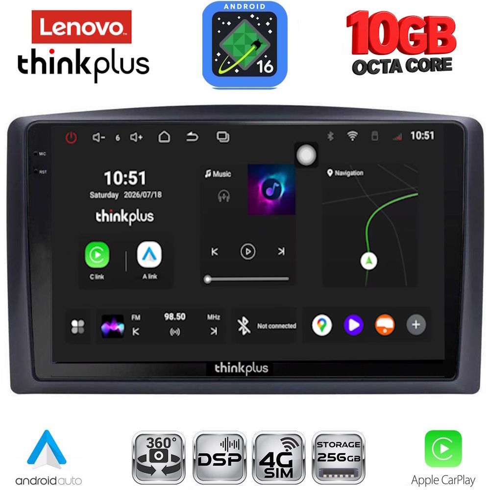 LENOVO LTM 11421_CPA (10inc) MULTIMEDIA TABLET for MERCEDES VITO – VIANO (W447) mod. 2015-2022 LENOVO LTM 11421_CPA (10inc) MULTIMEDIA TABLET for MERCEDES VITO – VIANO (W447) mod. 2015-2022