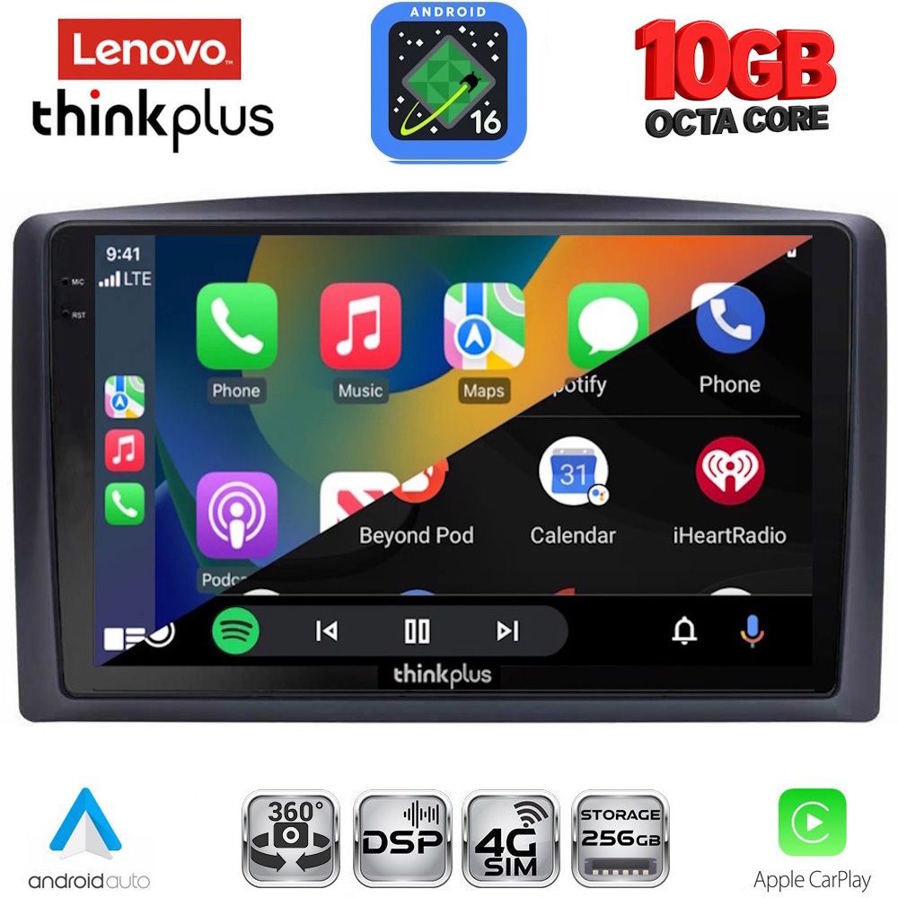 LENOVO LTM 11421_CPA (10inc) MULTIMEDIA TABLET for MERCEDES VITO – VIANO (W447) mod. 2015-2022 LENOVO LTM 11421_CPA (10inc) MULTIMEDIA TABLET for MERCEDES VITO – VIANO (W447) mod. 2015-2022