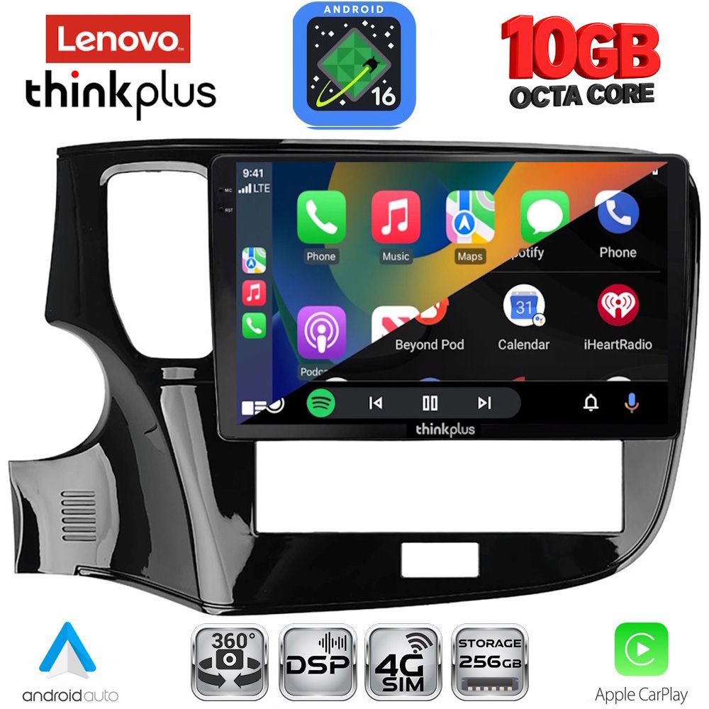 LENOVO LTM 11440_CPA (10inc) MULTIMEDIA TABLET for MITSUBISHI OUTLANDER mod. 2020-2022 LENOVO LTM 11440_CPA (10inc) MULTIMEDIA TABLET for MITSUBISHI OUTLANDER mod. 2020-2022