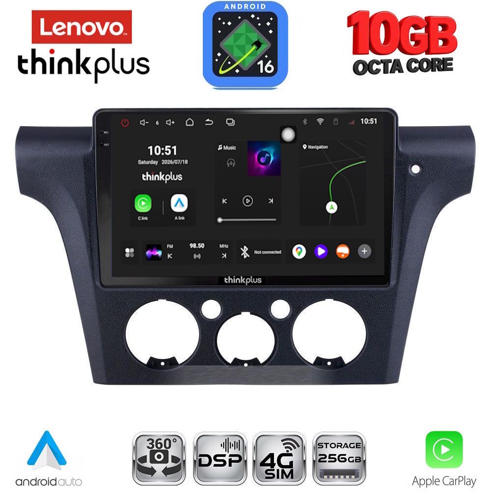 LENOVO LTM 11441CL_CPA (10inc) MULTIMEDIA TABLET for MITSUBISHI OUTLANDER mod. 2001-2005 with CLIMA LENOVO LTM 11441CL_CPA (10inc) MULTIMEDIA TABLET for MITSUBISHI OUTLANDER mod. 2001-2005 with CLIMA