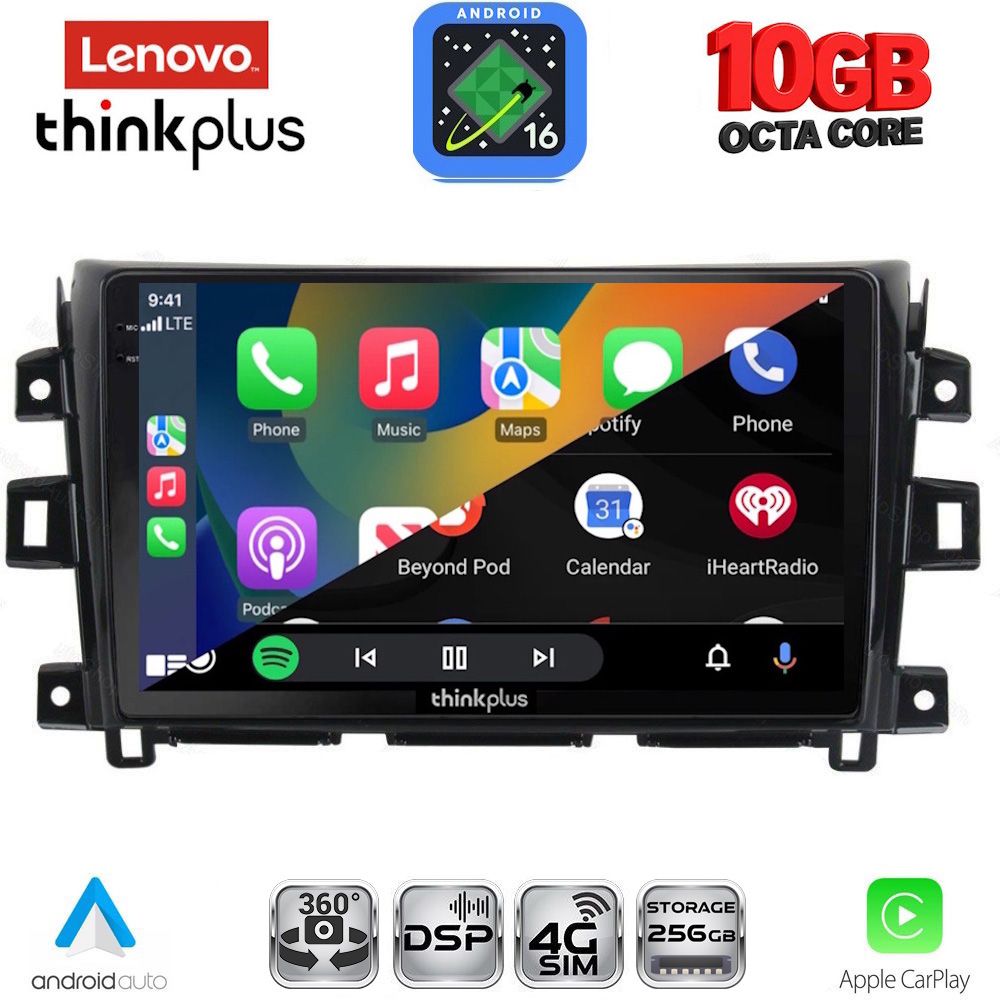 LENOVO LTM 11456_CPA (10inc) MULTIMEDIA TABLET for NISSAN NAVARA mod. 2016-2025 LENOVO LTM 11456_CPA (10inc) MULTIMEDIA TABLET for NISSAN NAVARA mod. 2016-2025