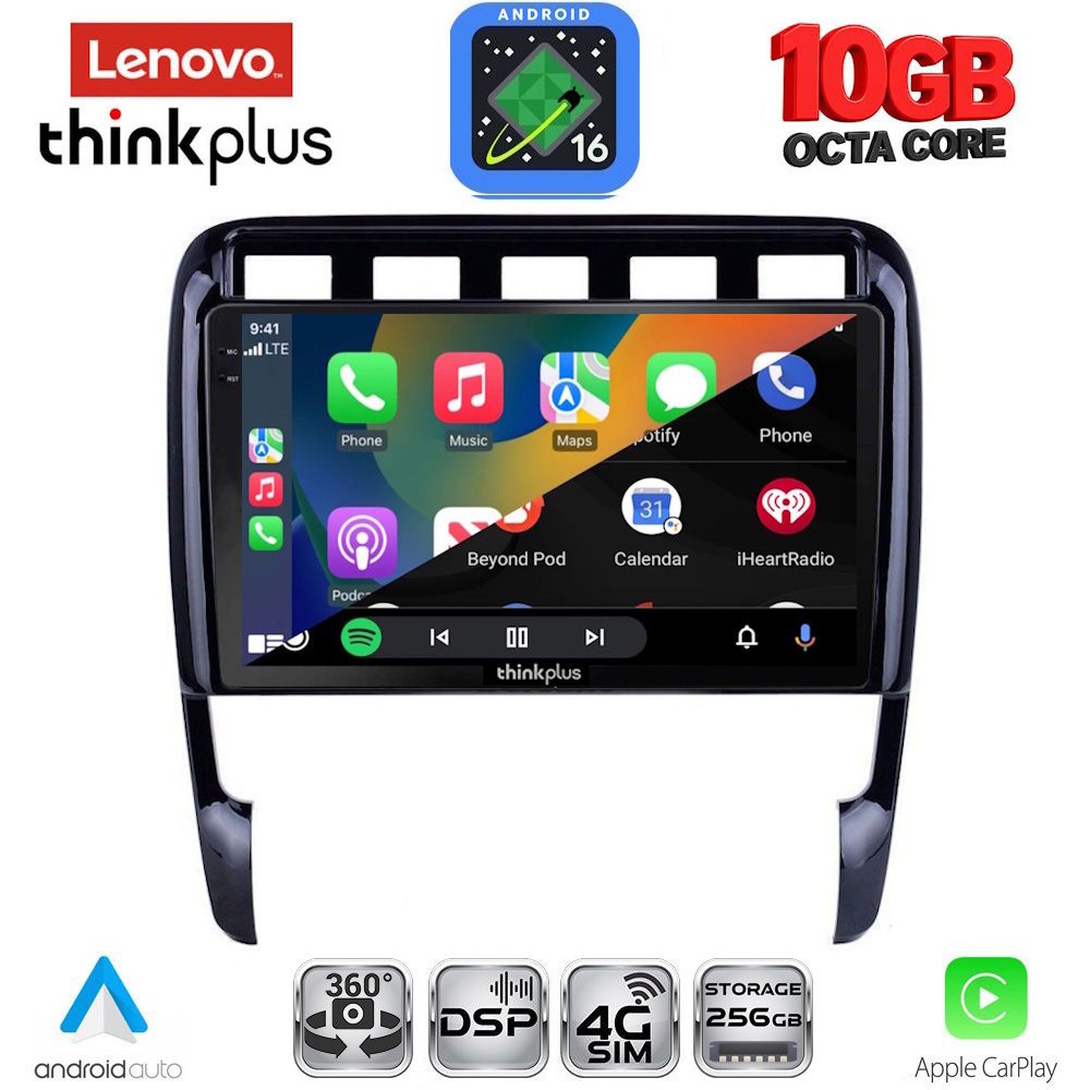 LENOVO LTM 11535_CPA (9inc) MULTIMEDIA TABLET for PORSCHE CAYENNE mod. 2002-2011 LENOVO LTM 11535_CPA (9inc) MULTIMEDIA TABLET for PORSCHE CAYENNE mod. 2002-2011