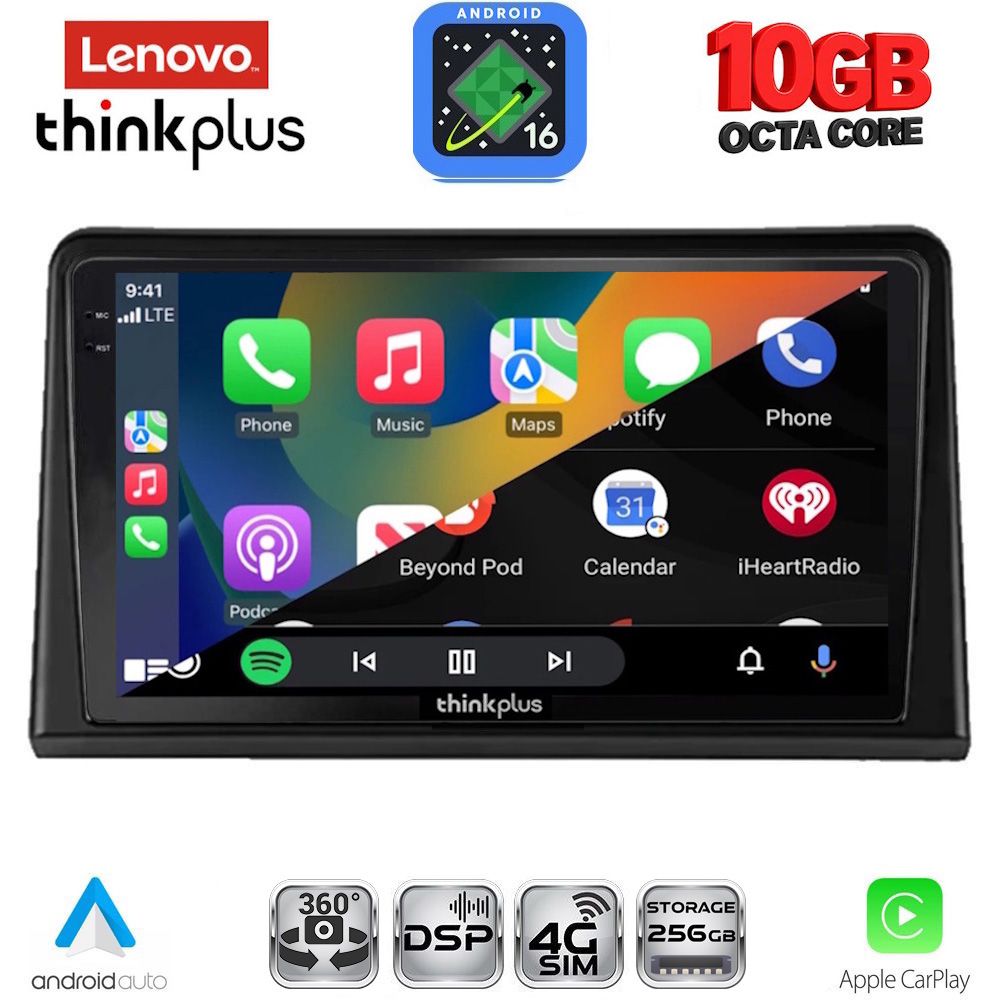 LENOVO LTM 11548_CPA (9inc) MULTIMEDIA TABLET for RENAULT EXPRESS mod. 2020-2026 LENOVO LTM 11548_CPA (9inc) MULTIMEDIA TABLET for RENAULT EXPRESS mod. 2020-2026