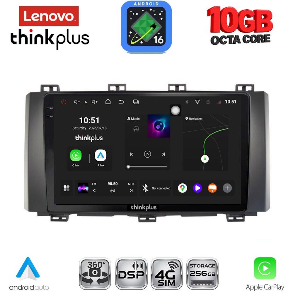 LENOVO LTM 11568_CPA (9inc) MULTIMEDIA TABLET for SEAT ATECA mod. 2017-2026 LENOVO LTM 11568_CPA (9inc) MULTIMEDIA TABLET for SEAT ATECA mod. 2017-2026