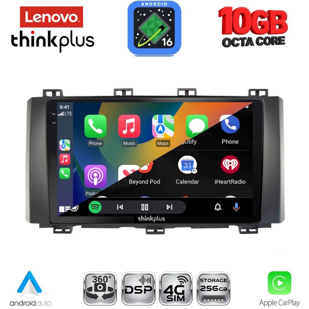 LENOVO LTM 11568_CPA (9inc) MULTIMEDIA TABLET for SEAT ATECA mod. 2017-2026 LENOVO LTM 11568_CPA (9inc) MULTIMEDIA TABLET for SEAT ATECA mod. 2017-2026