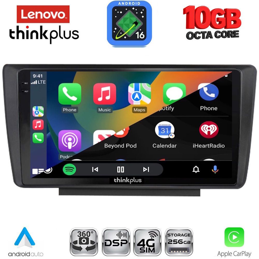 LENOVO LTM 11594_CPA (9inc) MULTIMEDIA TABLET for SKODA OCTAVIA 5 mod. 2005-2012 LENOVO LTM 11594_CPA (9inc) MULTIMEDIA TABLET for SKODA OCTAVIA 5 mod. 2005-2012