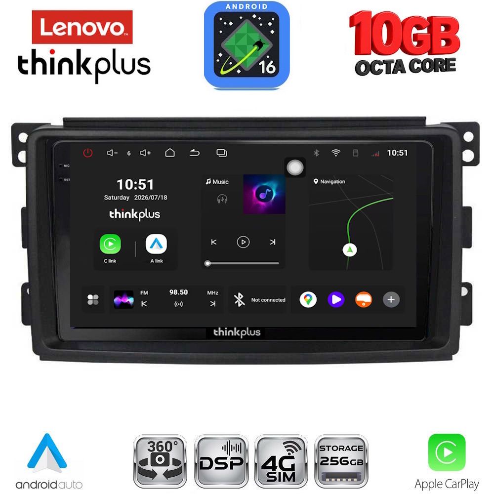 LENOVO LTM 11621_CPA (9inc) MULTIMEDIA TABLET for SMART mod. 2007-2010 LENOVO LTM 11621_CPA (9inc) MULTIMEDIA TABLET for SMART mod. 2007-2010