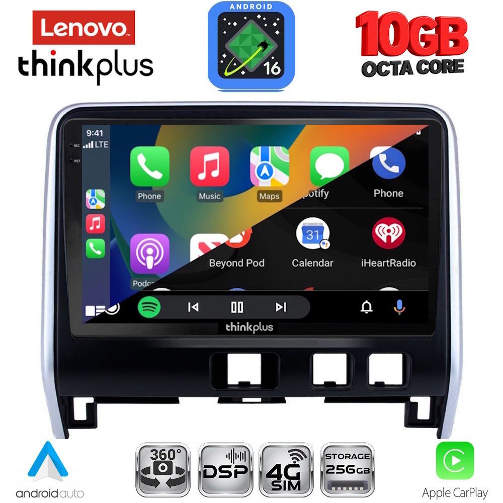 LENOVO LTM 11471_3B_CPA (10inc) MULTIMEDIA TABLET for NISSAN SERENA mod. 2016-2022 LENOVO LTM 11471_3B_CPA (10inc) MULTIMEDIA TABLET for NISSAN SERENA mod. 2016-2022