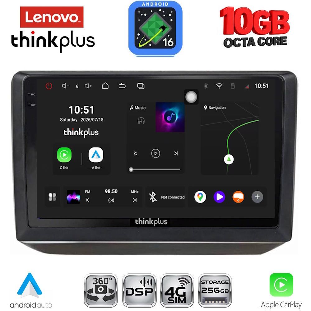 LENOVO LTM 11581_CPA (10inc) MULTIMEDIA TABLET for SKODA FABIA mod. 2008-2014 LENOVO LTM 11581_CPA (10inc) MULTIMEDIA TABLET for SKODA FABIA mod. 2008-2014