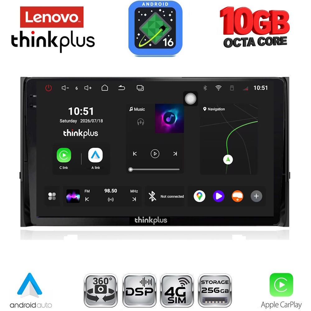 LENOVO LTM 11584_CPA (10inc) MULTIMEDIA TABLET for SKODA KAROQ - KODIAQ mod. 2016-2024 LENOVO LTM 11584_CPA (10inc) MULTIMEDIA TABLET for SKODA KAROQ - KODIAQ mod. 2016-2024