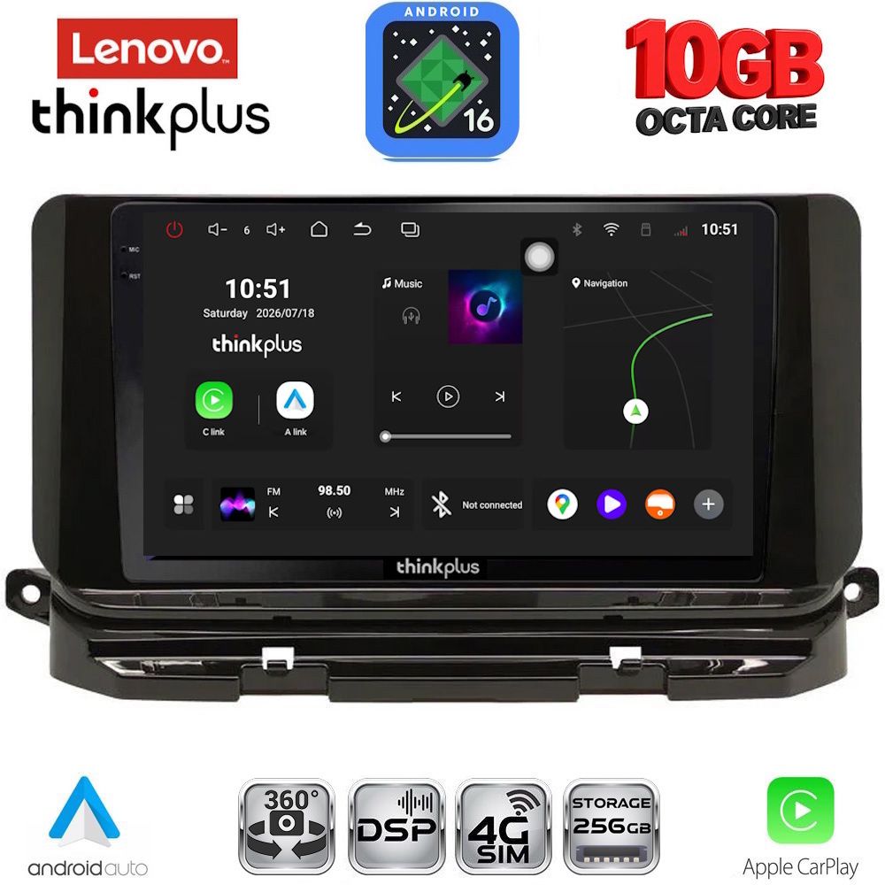 LENOVO LTM 11598_CPA (10inc) MULTIMEDIA TABLET for SKODA OCTAVIA 8 mod. 2021-2026 LENOVO LTM 11598_CPA (10inc) MULTIMEDIA TABLET for SKODA OCTAVIA 8 mod. 2021-2026