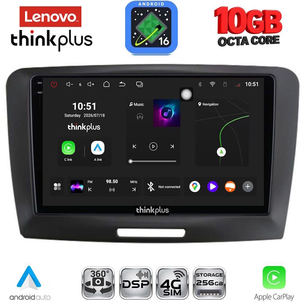 LENOVO LTM 11604A_CPA (9inc) MULTIMEDIA TABLET for SKODA SUPERB mod. 2008-2015 LENOVO LTM 11604A_CPA (9inc) MULTIMEDIA TABLET for SKODA SUPERB mod. 2008-2015