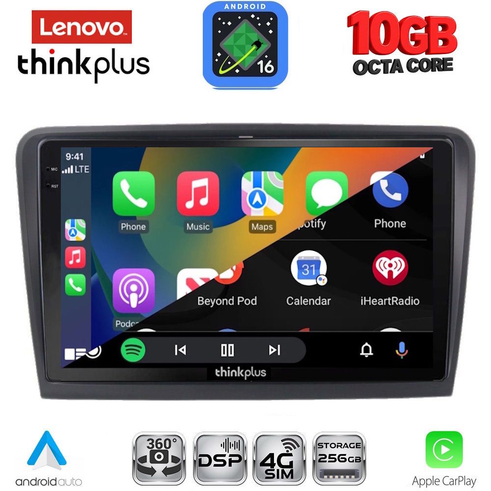 LENOVO LTM 11604B_CPA (10inc) MULTIMEDIA TABLET for SKODA SUPERB mod. 2008-2015 LENOVO LTM 11604B_CPA (10inc) MULTIMEDIA TABLET for SKODA SUPERB mod. 2008-2015