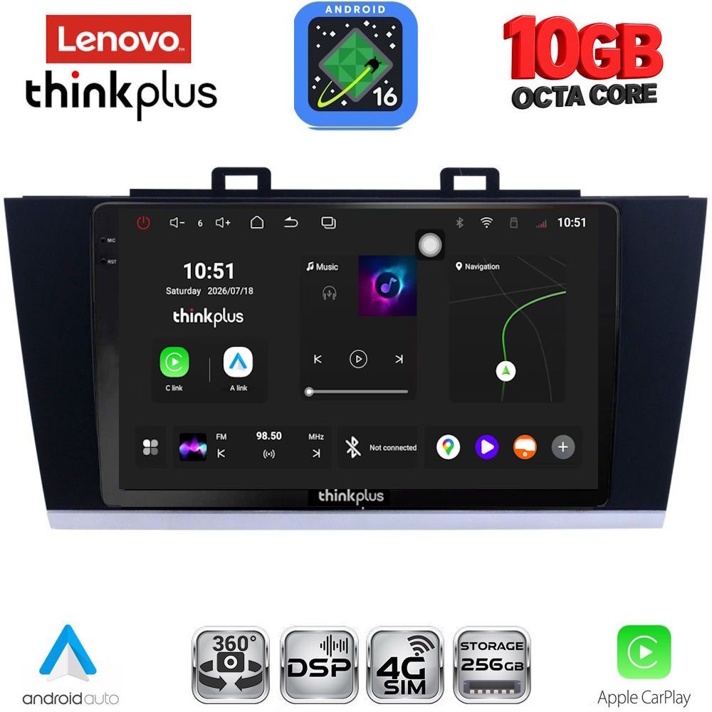 LENOVO LTM 11668_CPA (9inc) MULTIMEDIA TABLET for SUBARU LEGACY – OUTBACK mod. 2014-2019 LENOVO LTM 11668_CPA (9inc) MULTIMEDIA TABLET for SUBARU LEGACY – OUTBACK mod. 2014-2019