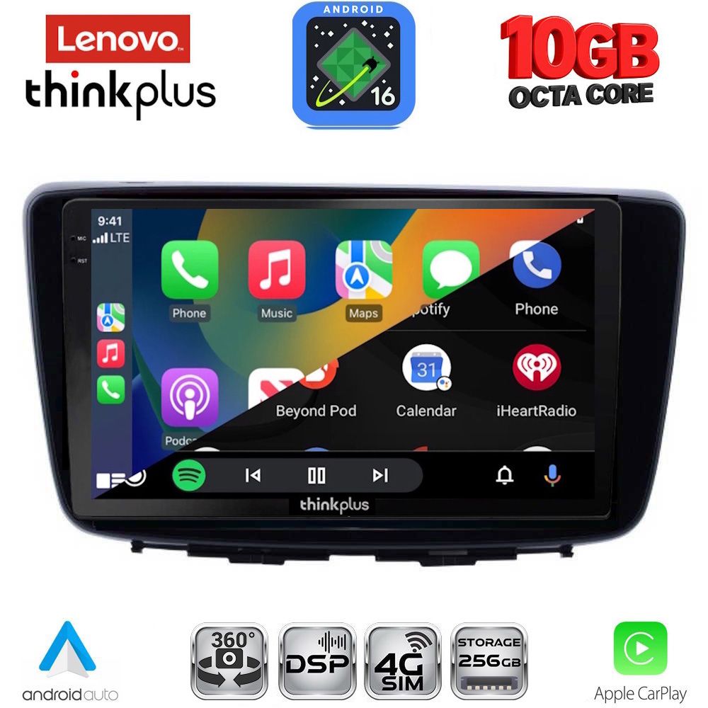 LENOVO LTM 11672_CPA (9inc) MULTIMEDIA TABLET for SUZUKI BALENO mod. 2016-2022 LENOVO LTM 11672_CPA (9inc) MULTIMEDIA TABLET for SUZUKI BALENO mod. 2016-2022