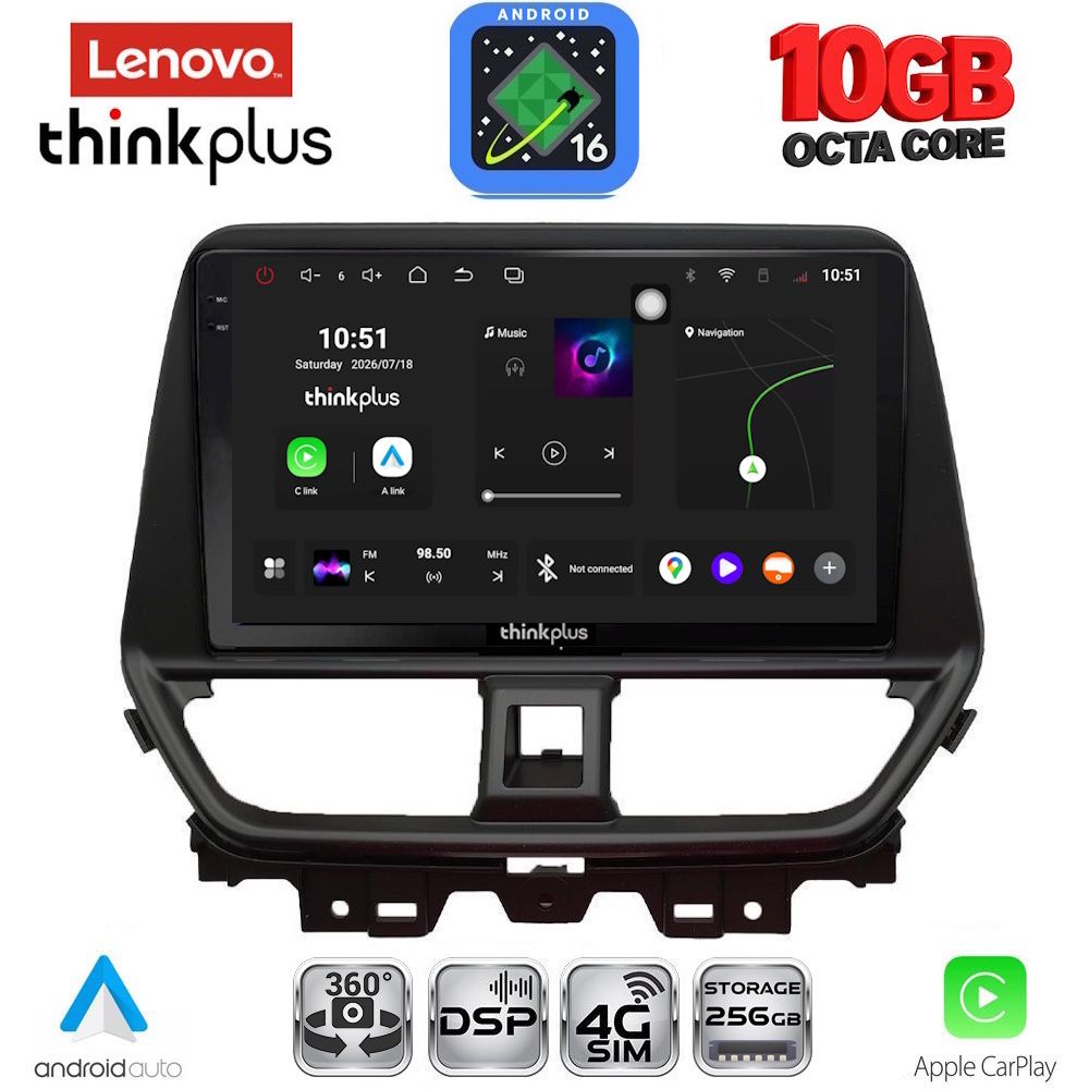 LENOVO LTM 11673_CPA (9inc) MULTIMEDIA TABLET for SUZUKI BALENO mod. 2022-2026 LENOVO LTM 11673_CPA (9inc) MULTIMEDIA TABLET for SUZUKI BALENO mod. 2022-2026