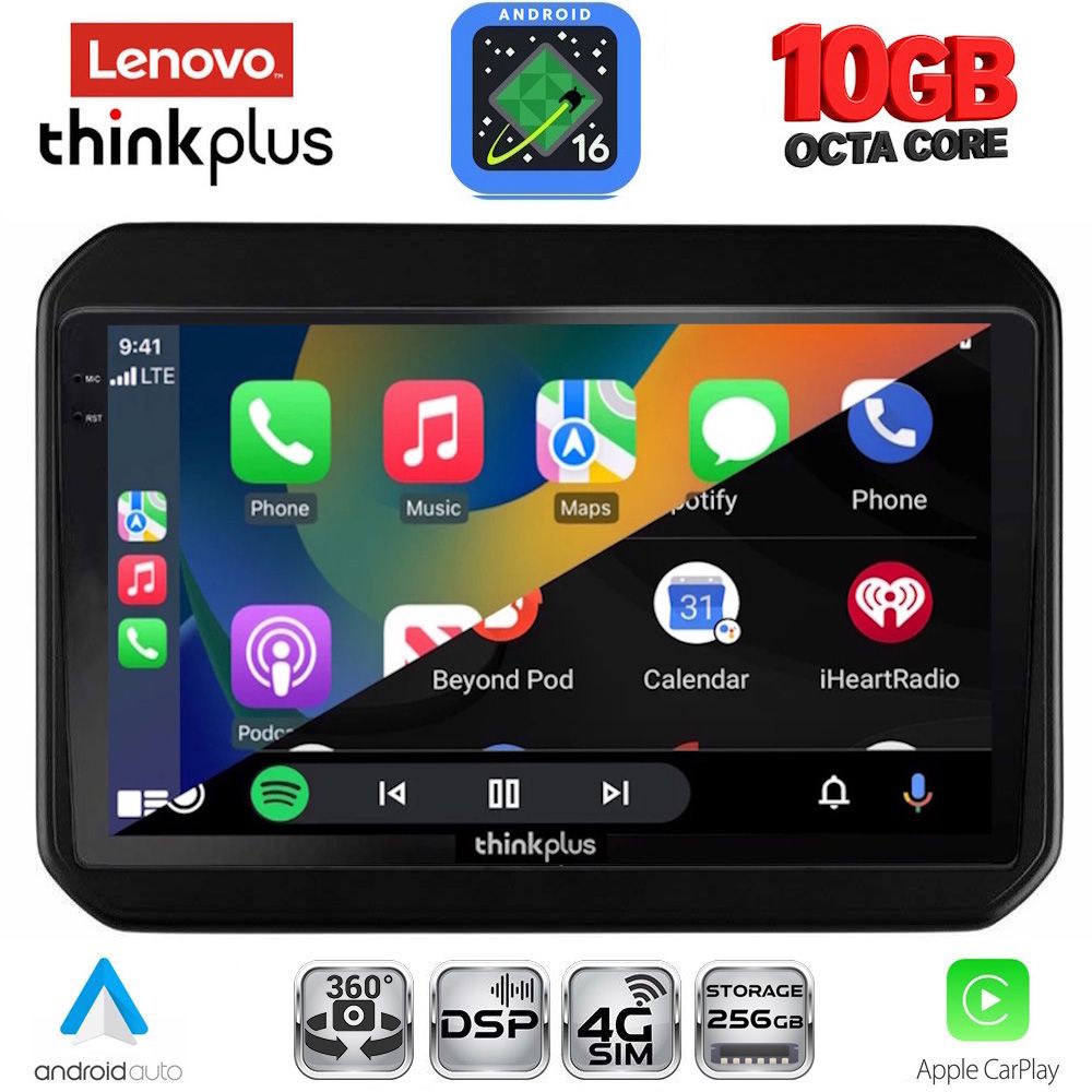 LENOVO LTM 11676_CPA (9inc) MULTIMEDIA TABLET for SUZUKI IGNIS mod. 2016-2026 LENOVO LTM 11676_CPA (9inc) MULTIMEDIA TABLET for SUZUKI IGNIS mod. 2016-2026