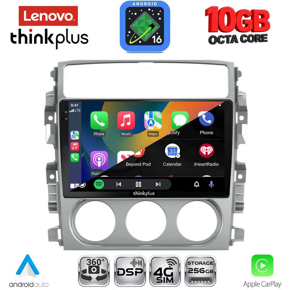 LENOVO LTM 11681_CPA (9inc) MULTIMEDIA TABLET for SUZUKI LIANA mod. 2001-2007 LENOVO LTM 11681_CPA (9inc) MULTIMEDIA TABLET for SUZUKI LIANA mod. 2001-2007