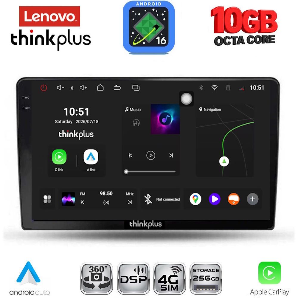 LENOVO LTM 11702_CPA (9inc) MULTIMEDIA TABLET for TOYOTA AURIS mod. 2007-2012 LENOVO LTM 11702_CPA (9inc) MULTIMEDIA TABLET for TOYOTA AURIS mod. 2007-2012