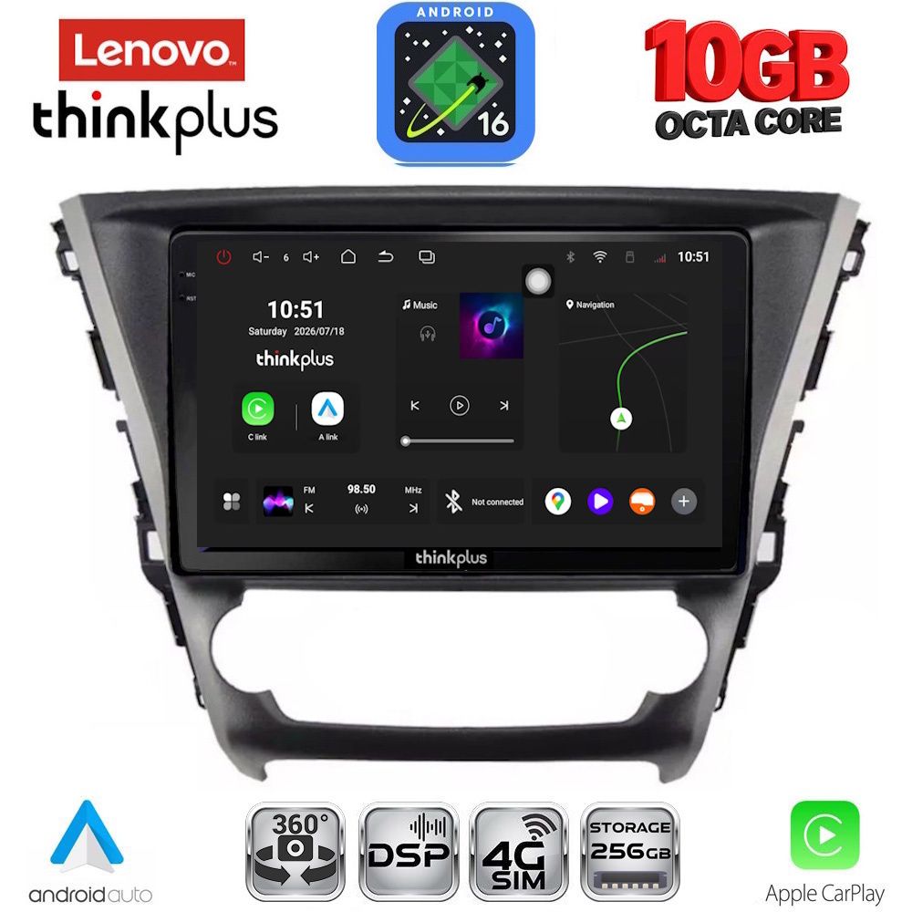 LENOVO LTM 11706_CPA (10inc) MULTIMEDIA TABLET for TOYOTA AVENSIS mod. 2016-2019 LENOVO LTM 11706_CPA (10inc) MULTIMEDIA TABLET for TOYOTA AVENSIS mod. 2016-2019