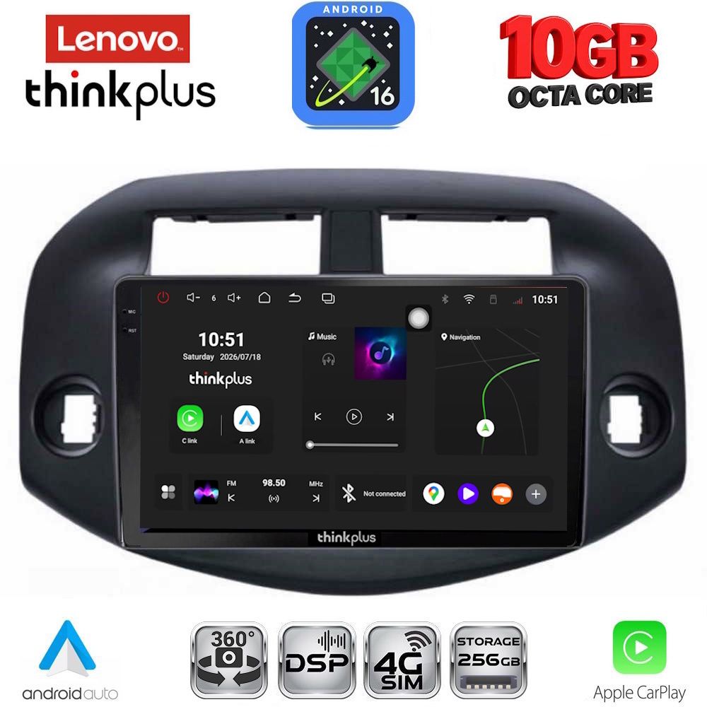 LENOVO LTM 11732_CPA (10inc) MULTIMEDIA TABLET for TOYOTA RAV 4 mod. 2006-2012 LENOVO LTM 11732_CPA (10inc) MULTIMEDIA TABLET for TOYOTA RAV 4 mod. 2006-2012