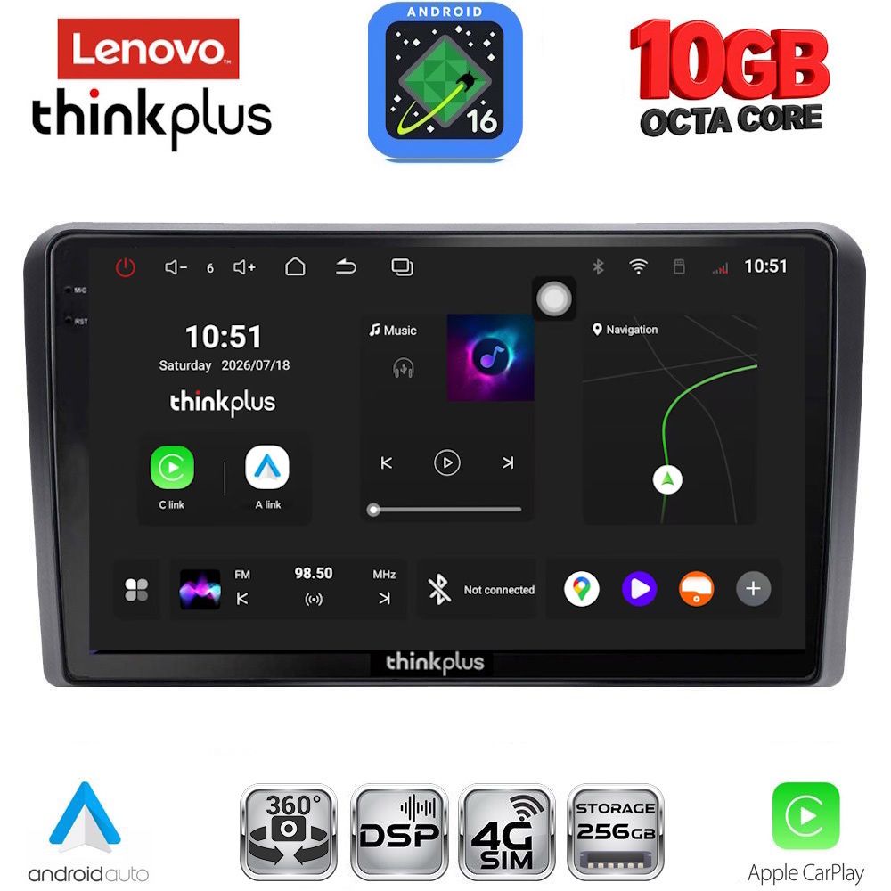 LENOVO LTM 11740_CPA (10inc) MULTIMEDIA TABLET for SEAT - SKODA - VW mod. 2004-2014 LENOVO LTM 11740_CPA (10inc) MULTIMEDIA TABLET for SEAT - SKODA - VW mod. 2004-2014
