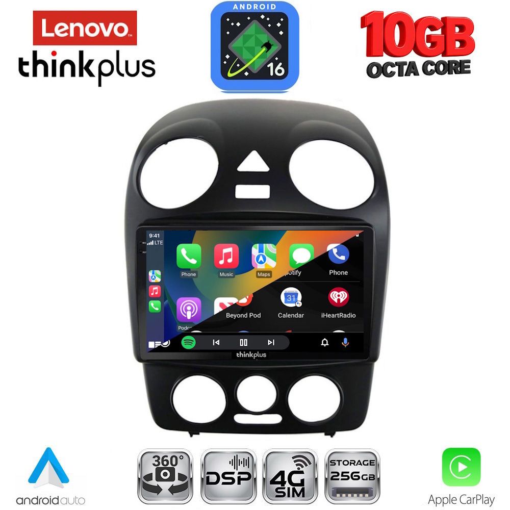 LENOVO LTM 11742_CPA (9inc) MULTIMEDIA TABLET for VW BEETLE mod. 2004-2011 LENOVO LTM 11742_CPA (9inc) MULTIMEDIA TABLET for VW BEETLE mod. 2004-2011
