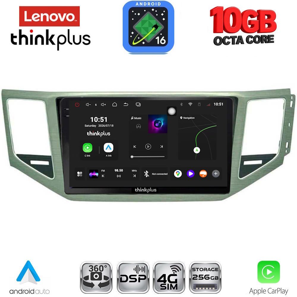 LENOVO LTM 11745_CPA (SL) (10inc) MULTIMEDIA TABLET for VW GOLF SPORTSVAN mod. 2014-2021 LENOVO LTM 11745_CPA (SL) (10inc) MULTIMEDIA TABLET for VW GOLF SPORTSVAN mod. 2014-2021