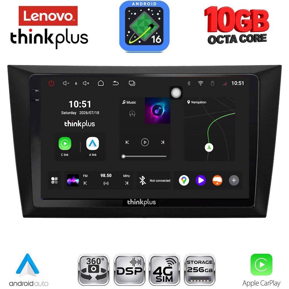 LENOVO LTM 11746_CPA (9inc) MULTIMEDIA TABLET for GOLF 6 mod. 2009-2012 LENOVO LTM 11746_CPA (9inc) MULTIMEDIA TABLET for GOLF 6 mod. 2009-2012
