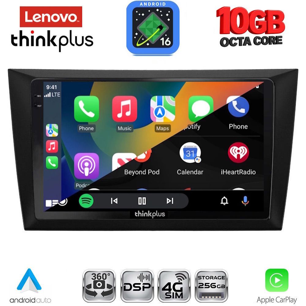 LENOVO LTM 11746_CPA (9inc) MULTIMEDIA TABLET for GOLF 6 mod. 2009-2012 LENOVO LTM 11746_CPA (9inc) MULTIMEDIA TABLET for GOLF 6 mod. 2009-2012