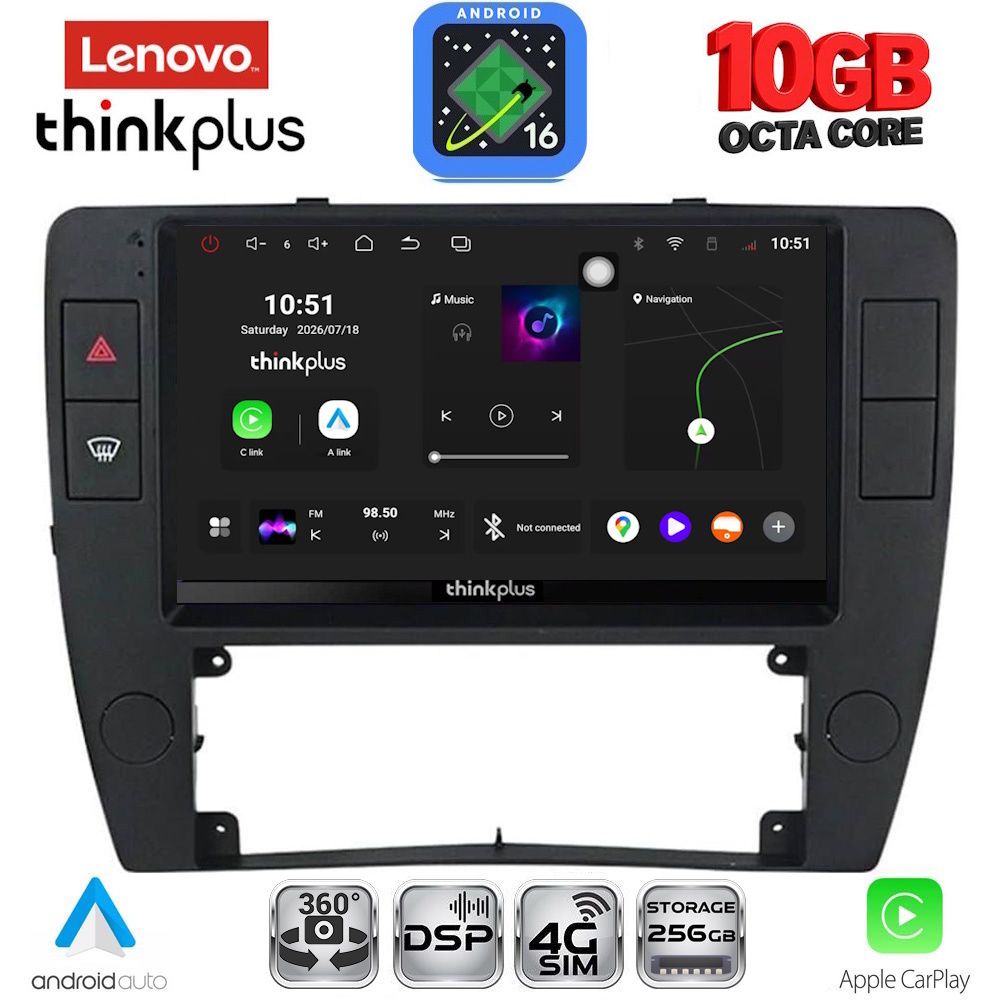 LENOVO LTM 11749_CPA (9inc) MULTIMEDIA TABLET for VW PASSAT mod. 2000-2005 LENOVO LTM 11749_CPA (9inc) MULTIMEDIA TABLET for VW PASSAT mod. 2000-2005
