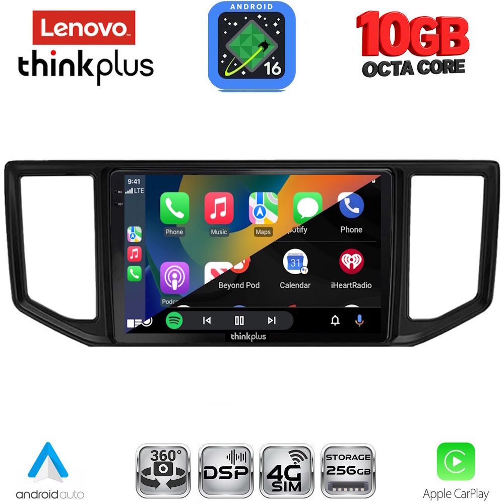 LENOVO LTM 11753_CPA (10inc) MULTIMEDIA TABLET for VW CRAFTER mod. 2017-2026 LENOVO LTM 11753_CPA (10inc) MULTIMEDIA TABLET for VW CRAFTER mod. 2017-2026