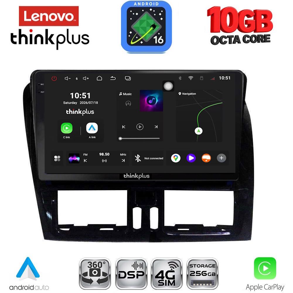 LENOVO LTM 11787_CPA (9inc) MULTIMEDIA TABLET for VOLVO XC60 mod. 2009-2017 LENOVO LTM 11787_CPA (9inc) MULTIMEDIA TABLET for VOLVO XC60 mod. 2009-2017