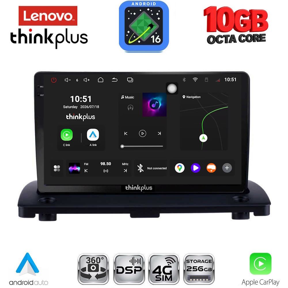LENOVO LTM 11789_CPA (9inc) MULTIMEDIA TABLET for VOLVO XC90 mod. 2002-2014 LENOVO LTM 11789_CPA (9inc) MULTIMEDIA TABLET for VOLVO XC90 mod. 2002-2014