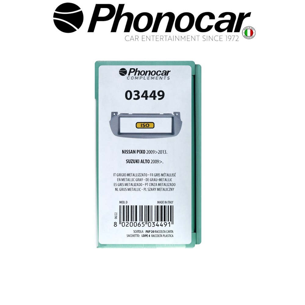 ΠΡΟΣΟΨΗ ISO NISSAN Pixo 09>13 SUZUKI Alto 09> ΓΚΡΙ ΜΕΤΑΛΛΙΚΟ ΧΡΩΜΑ
ΠΡΟΣΟΨΗ ISO NISSAN Pixo 09>13 SUZUKI Alto 09> ΓΚΡΙ ΜΕΤΑΛΛΙΚΟ ΧΡΩΜΑ