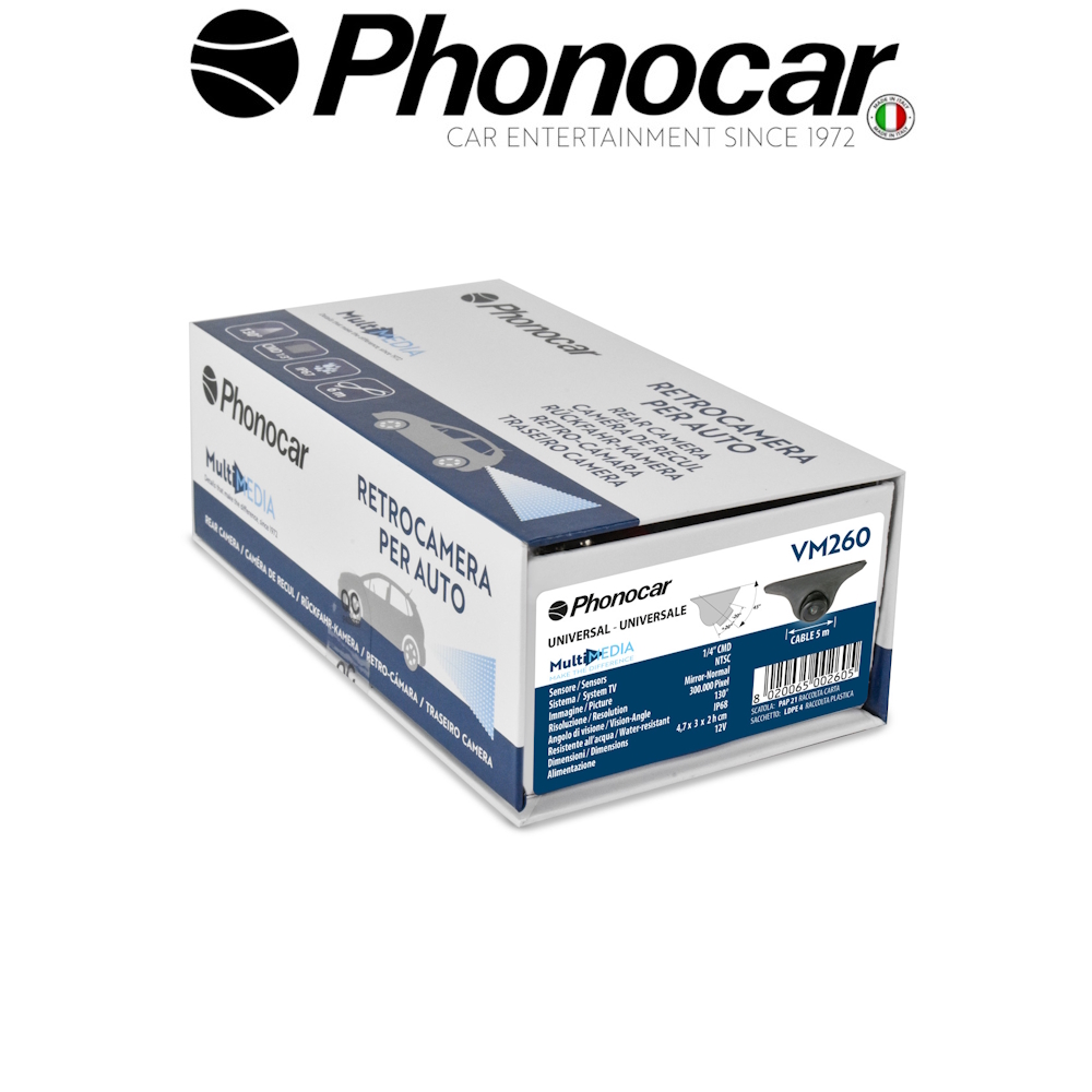 Κάμερα υψηλής ευκρίνειας, 12V , 130ο , 0,5 Lux, με γραμμες, για πισω ή μπρος (mirror) , connector RCA Κάμερα υψηλής ευκρίνειας, 12V , 130ο , 0,5 Lux, με γραμμες, για πισω ή μπρος (mirror) , connector RCA