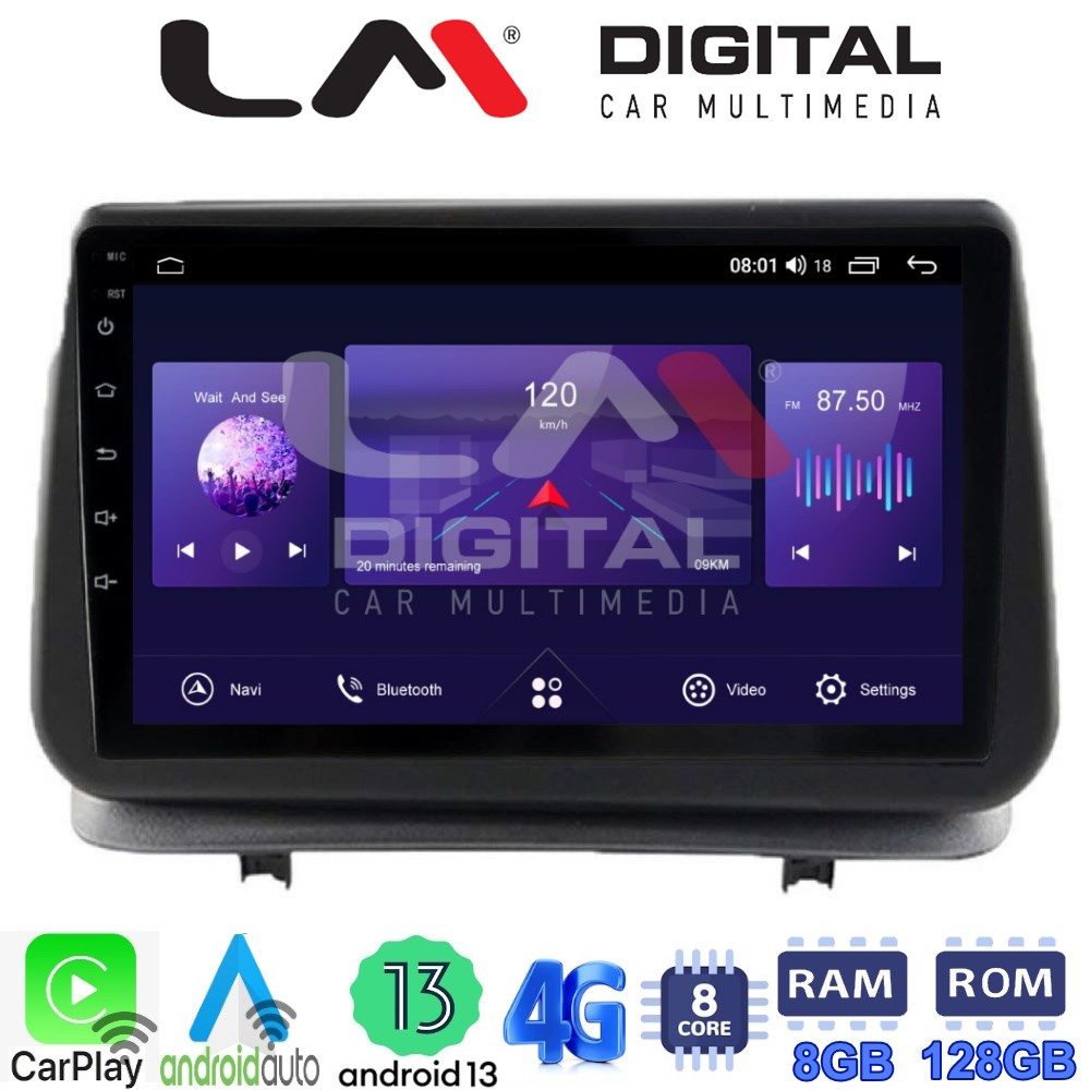 OEM για Renault Clio III 2005 > 2011 με 8Core 8GB/128GB OEM για Renault Clio III 2005 > 2011 με 8Core 8GB/128GB