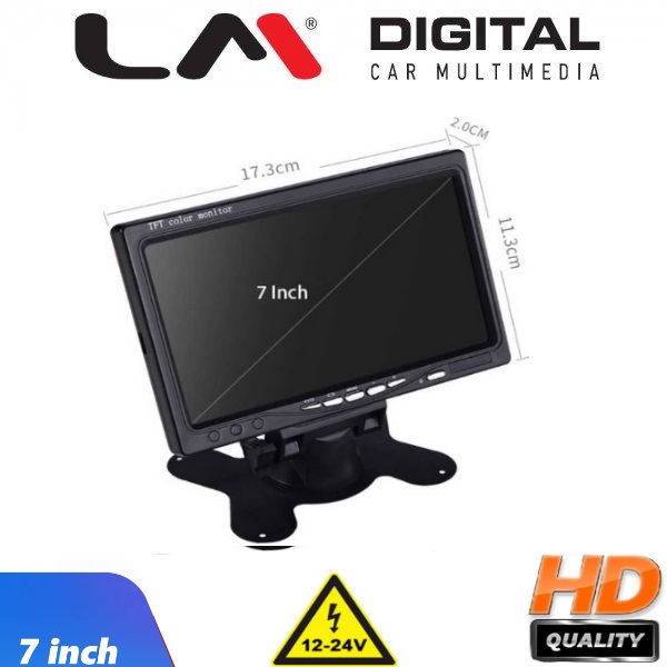 7inc μονιτορ High Definition 1080p, με 2 εισόδους για 2 κάμερες (δεν περιλαμβανονται καμερες)
7inc μονιτορ High Definition 1080p, με 2 εισόδους για 2 κάμερες (δεν περιλαμβανονται καμερες)